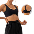 Hot Sale Women's Workout Sports Gym Yoga Bra Top Solid Color Beautiful Design U Back Fitness Quick Dry Padded Plus Size