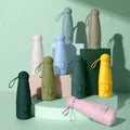 9 Color Smart Single 5 Fold Sunshade UV Umbrella Bullet Shape Small Lady Umbrellas