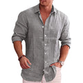 New Arrival Top Fashion Full Sleeve Button up Shirt for Men Wedding Party Regular Fit Shirt High End Formal Work Shirt