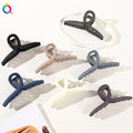 QIYUE 5 Inch Length Large Hair Claw  Twist Hair Clip Clamp for Women Thick Long Hair