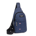 Custom Men's Messenger Bag Shoulder Oxford Chest Bags Crossbody Casual Man USB Charging Multifunction Handbag