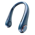 Usb Wearable Cooling Mini Personal Necklace Rechargeable Neckband Bladeless Hanging Potable Neck Fan