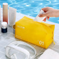 Wholesale Waterproof PVC Cosmetic Bags Portable Makeup Organizer Pouch for Women Translucent Toiletry Bags