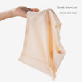 Wholesale High Waist Ice Silk Seamless Women's Underwear Summer Cool Fit Breathable Panties Solid Nylon Plus Size Ladies Thongs