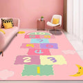 Custom Cheap 3d Printed Round Cute Bear Rug Kids Baby Waterproof Fluffy Bedroom Carpet Play Mat