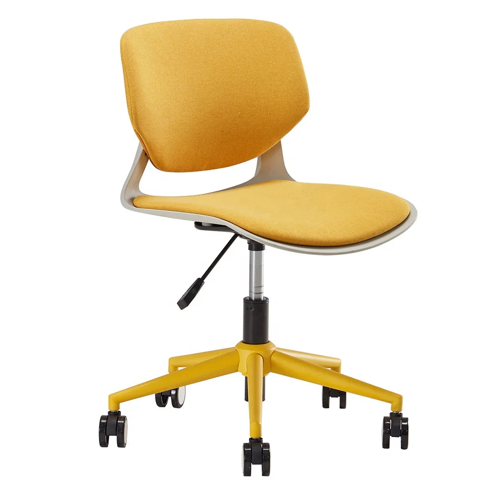 Rolling Chairs Office Swivel Chair Staff Armless Dining Chair Office Padded in Anji