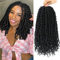 Crochet Hair Synthetic Braiding Pre-looped Crochet Braids Dreadlocks Hair Extension Pre Passion Twist