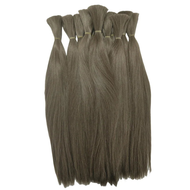 Top Luxury 100% Unprocessed Virgin Remy 12A Grade Bulk Human Hair Extensions Fast Shipping Chinese Hair Extensions MegaBDM