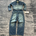 DENIMGUYS Custom Vintage Men's Baggy Denim Suit Mens Acid Streetwear Wash Denim Jacket and Jeans