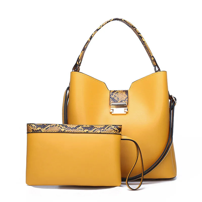 Luxury Sac a Main Bags 2 Pcs Set Bags Women Handbags Ladies Tote Bag Handbags for Women