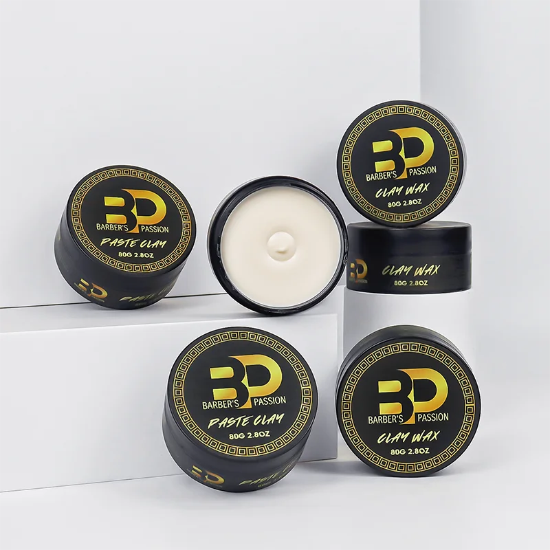 BARBERPASSION Easy Texture Matt Looking Bulk Hair Clay for Men Manufacturers Customize logo