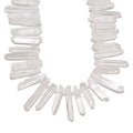 Clear Quartz Top Drilled Smooth Graduated Stick Points Size 25-33mm 30-35mm 35-40mm for Jewelry Making