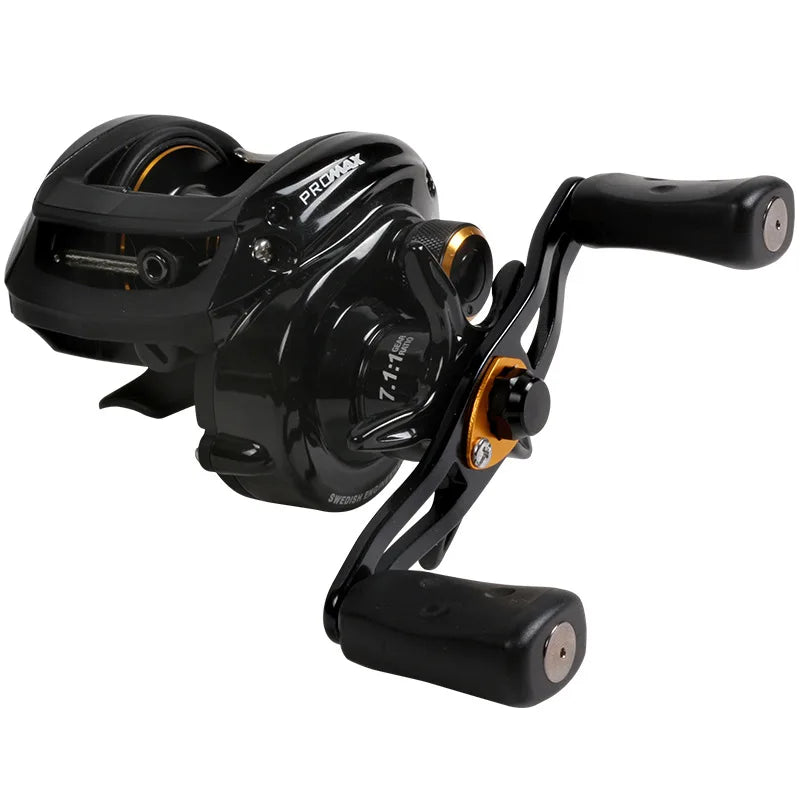 2024 New 8kg Max Drag Fishing Reel Professional Ultra Light 7.1:1 Gear Ratio Carp Baitcasting Wheel Carp Fishing Casting Reel