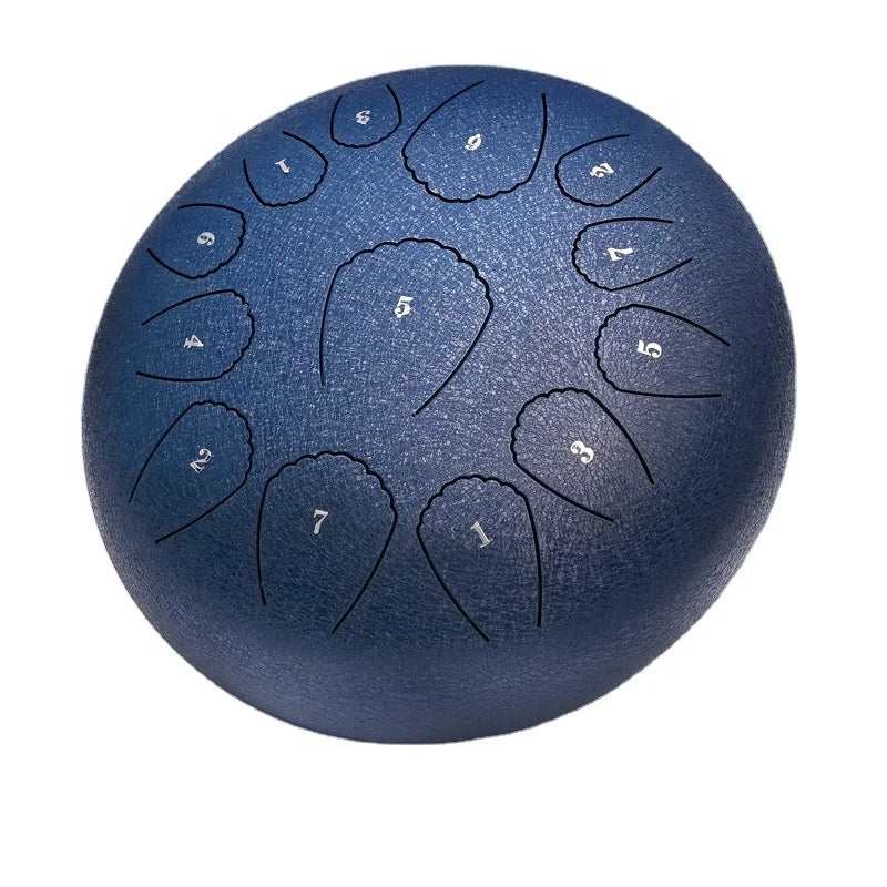 13-Inch 15-Tone Pattern Double Layer Metal Tongue Drum Ethereal Boxer