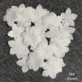 2cm-6cm Popular White Flower Petal Customizable Headband Satin Flowers for Decoration Wedding DIY Craft Flower