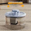 Large Capacity Automatic Mute Plastic Water Dispenser for Cats and Dogs Eco-Friendly Solid Pattern Pet Supply Drinking Artifact