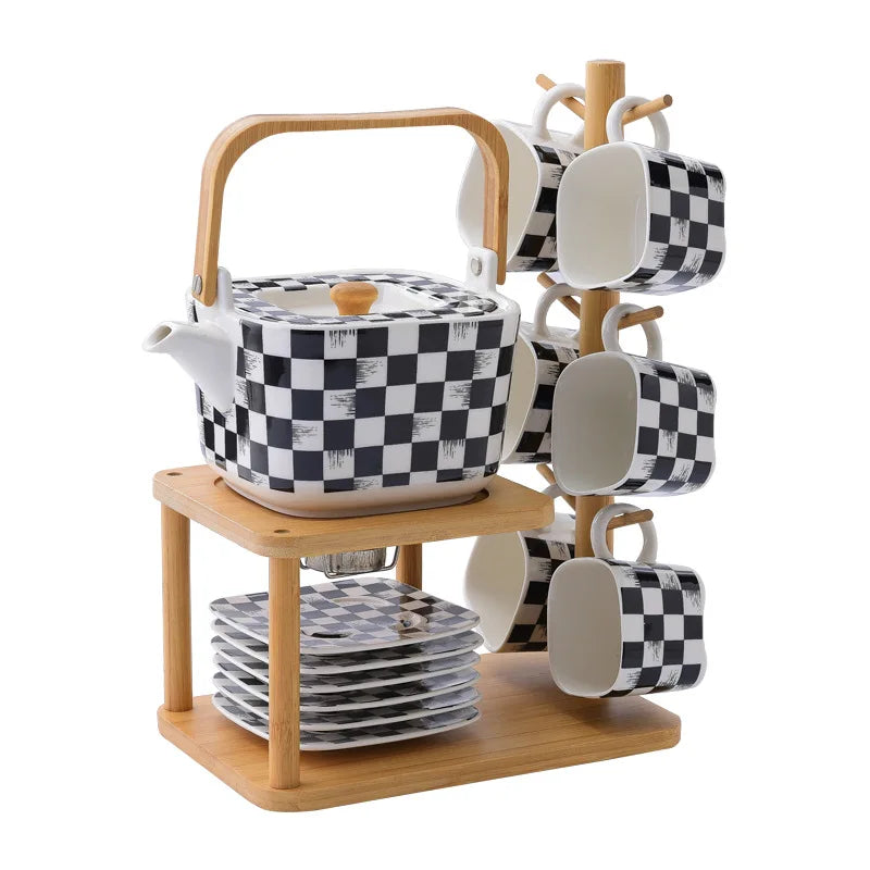 Japanese Style Household Cold Kettle Ceramic Teapot Teacup Set