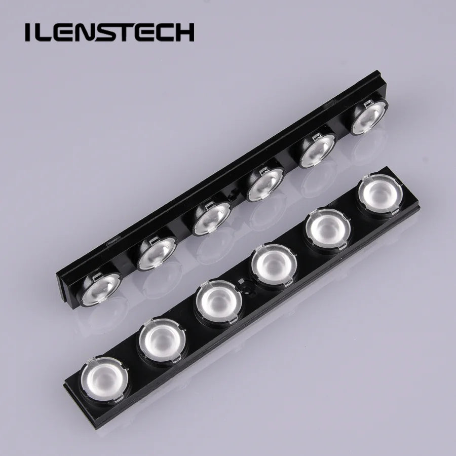 6 Optics Mini Linear Lens Multi-lens Array 120 Degree Wide Angle LED Lens for Down Light