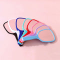 Suppliers Custom Cheap European Style Mini Irregular Handheld Cosmetic Mirror Hand Held Pink Makeup Mirrors With Handle