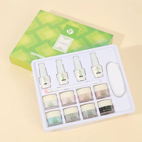 2026 Wholesale Dip Powder Nail Art Kit Dip Powder Nail Kit Starter Nude Clear Acrylic Nail Dipping Powder Starter Kit for Sale