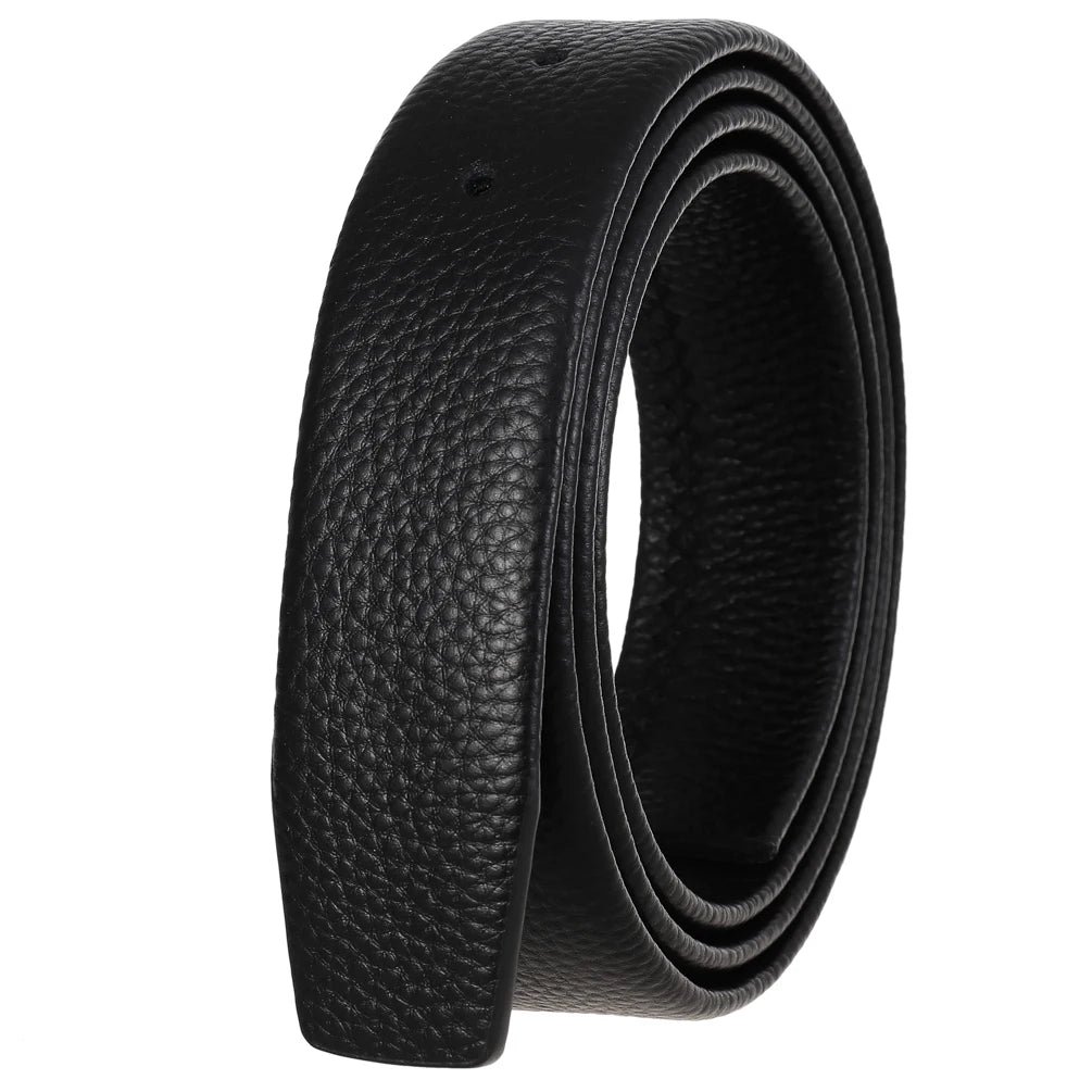 LY30-3831 New Soft Pin Punched Leather Belt Strip