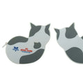 Cat Shape 1 Meter Tape Measure with Key Chains Inches Measuring Tape Design Promotional Gift