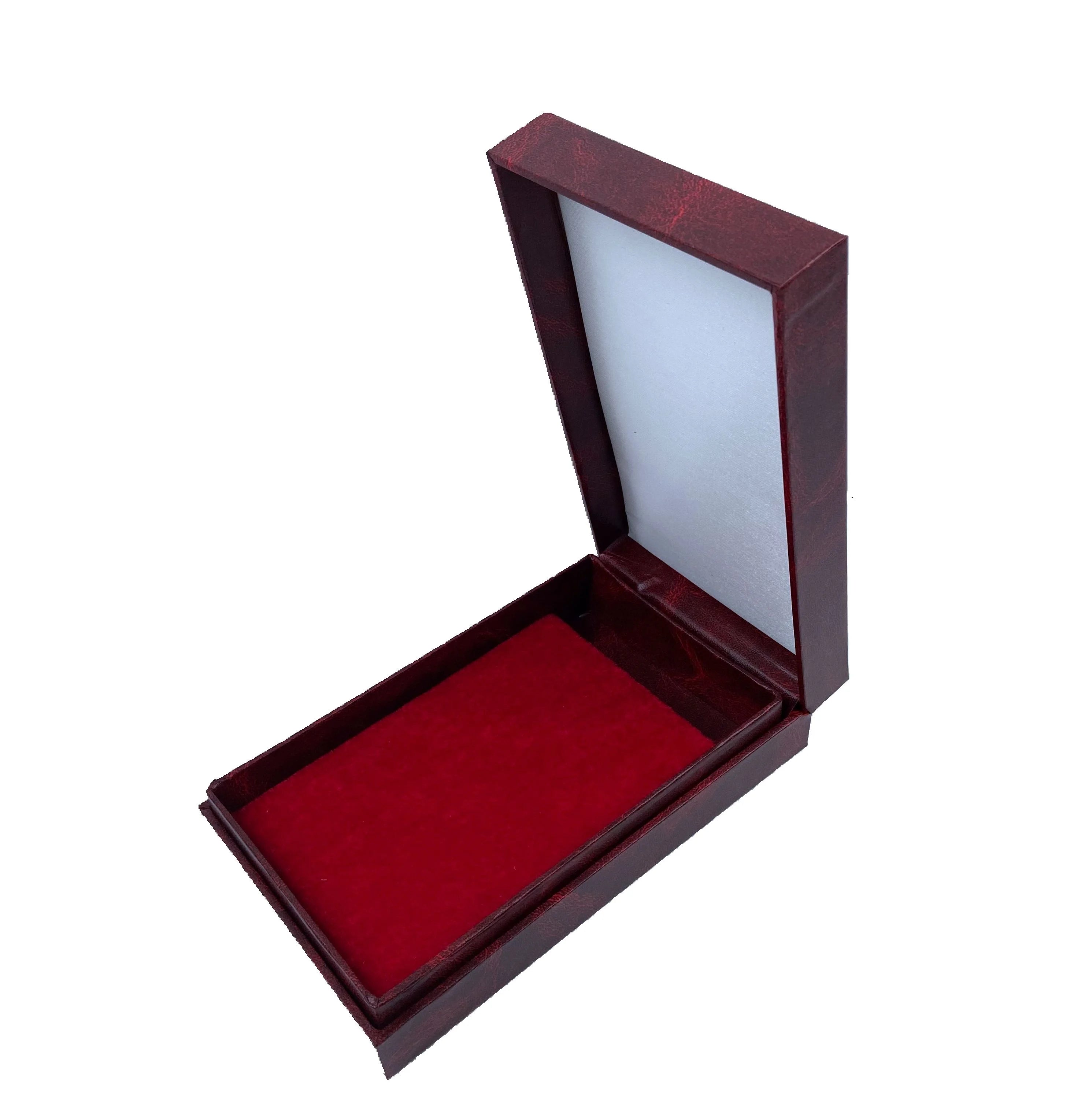 ZhuoDian Religious Factory Selling the Latest Improvement Bishop's Pectoral Cross Large Rectangle Red Pu Gift Box