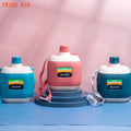 1100ml Creative Children's Sports Kettle Outdoor Portable Kettle Plastic Lovely sealed Kids Water Bottle