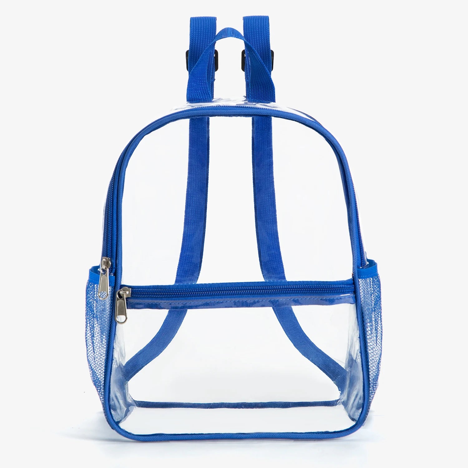 2025 New Transparent PVC Waterproof Schoolbag Zipper Closure Ladies Student Backpack 15L Capacity Soft Handle for Daily Use
