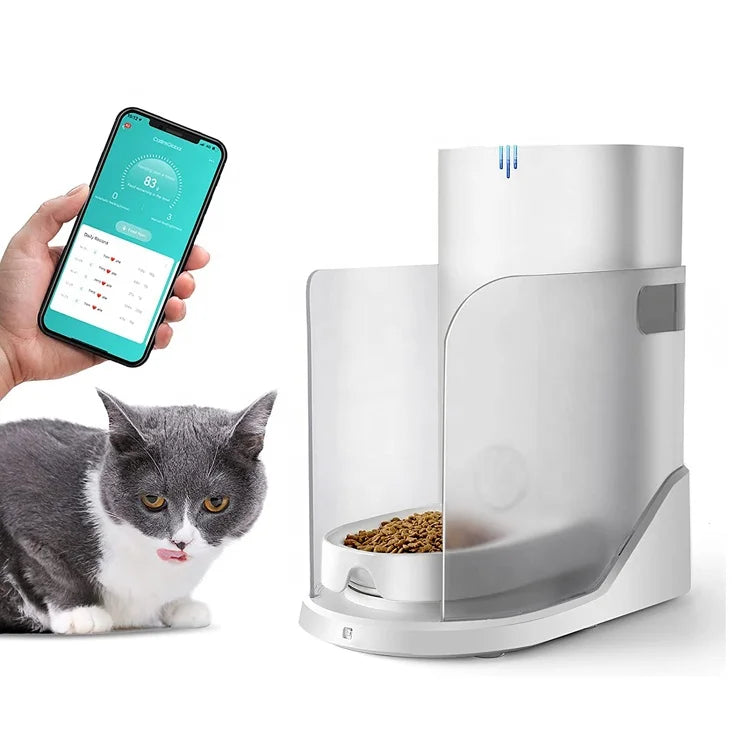 New Arrival 3.5L  Multi Cat Recognition WiFi Smart APP Control Dispenser Automatic Cat Feeder From Anywhere