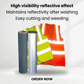 High Brightness Reflective Heat Transfer Vinyl PU HTV Roll for Clothing Sportswear Safety Uniform Custom Logo Printing