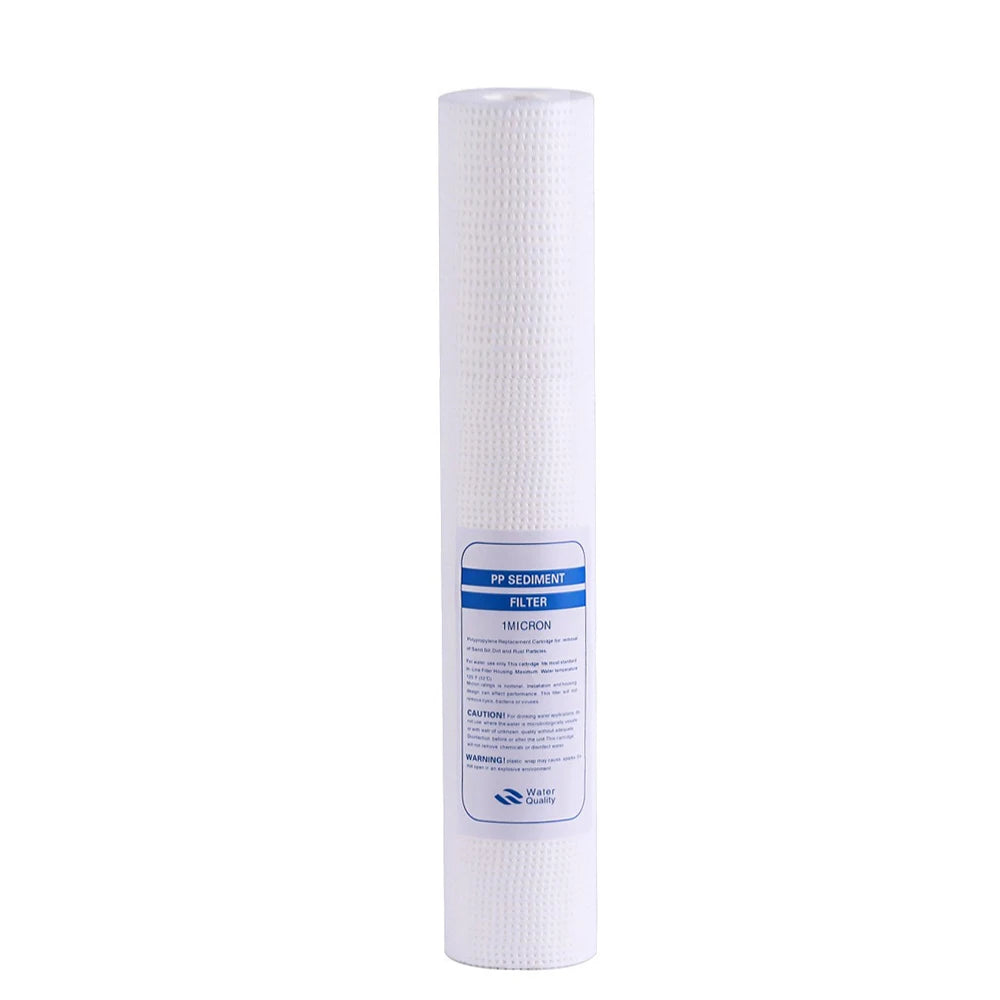 20inch PP Filter 20X2.5" 1 Micron PP Sediment Water Filter Universal 20inch Multi-layered Polypropylene PPF Filter 20" Cartridge