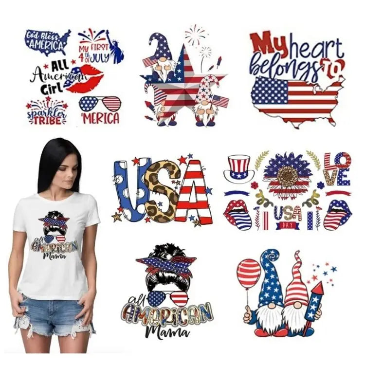 TUOCHENG Factory Custom DTF Designs Plastisol Customized Vinyl Wholesale Iron on Screen Transfers Sticker Heat Press Logo