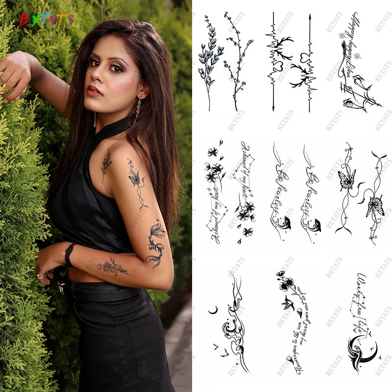 Custom Juice Ink Tattoo Last Half Month Semi-Permanent Temporary  Tattoo Sticker