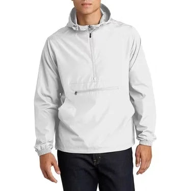 Premium Polyester Nylon Waterproof Hooded Jacket Lightweight Casual Wear Camping Hiking Outdoor Men's Windbreaker Jackets