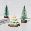 DIY Crystal Dropping Glue Pine Aromatherapy Gypsum Candle Snowflake Bubble Pine Christmas Tree Silicone Mold