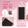 Wholesale YY W Lash Extension Tray Vendor Private Label Mesh Cilios Hand-woven Clover 3d 4d 5d 6d 0.07 Volume Cashmere Eyelash