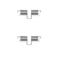 Custom Double Torsion Springs Metal Detector Parts Stainless Steel Torsion Spring 2mm for Agriculture