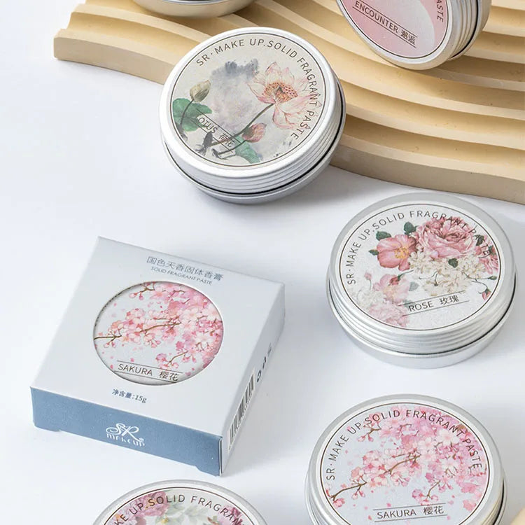 Private Label Fragrance Women's Balm Body Perfume Balm Long Lasting Fragrance Odor Removal Solid Perfume