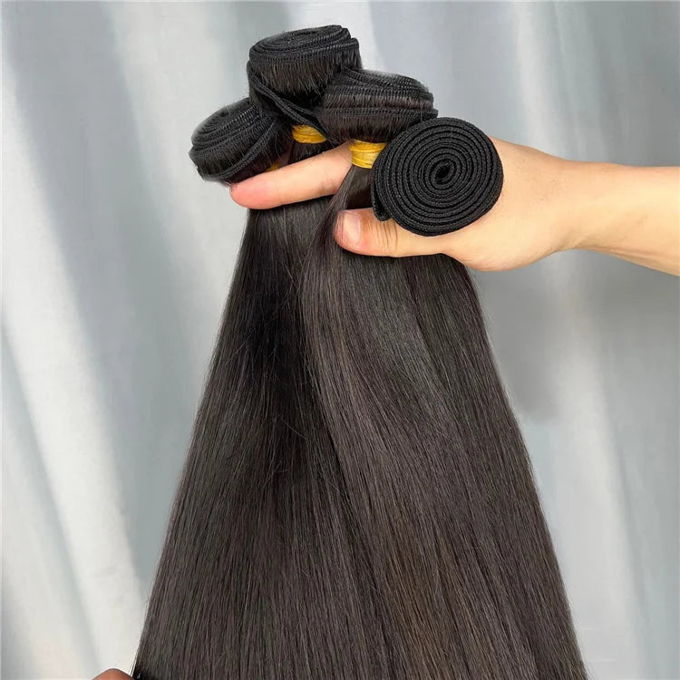 Usexy Cambodian Virgin Weave Bundles 100% Human Unprocessed Raw Cuticle Aligned Straight Style Double Drawn Wholesale Vendors