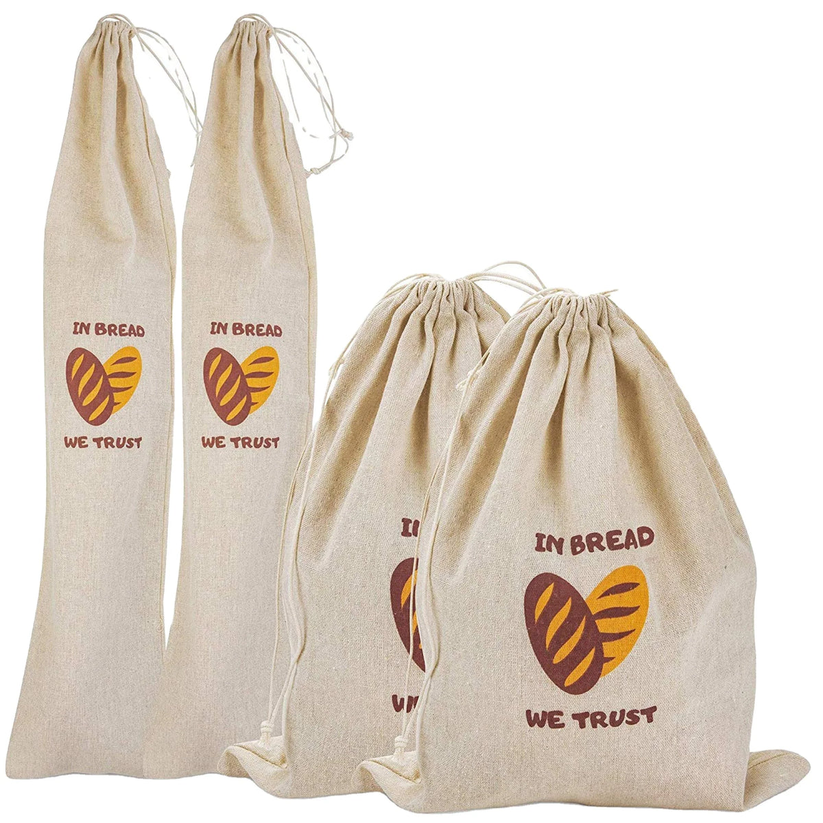 Artist-sewn hand-printed linen bag handmade blockprint wheat Bag