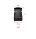 Custom Logo Heavy Duty 38mm POM Recycled Safety Plastic Nylon Belt Adjustable Clip Quick Release Tactical Buckle