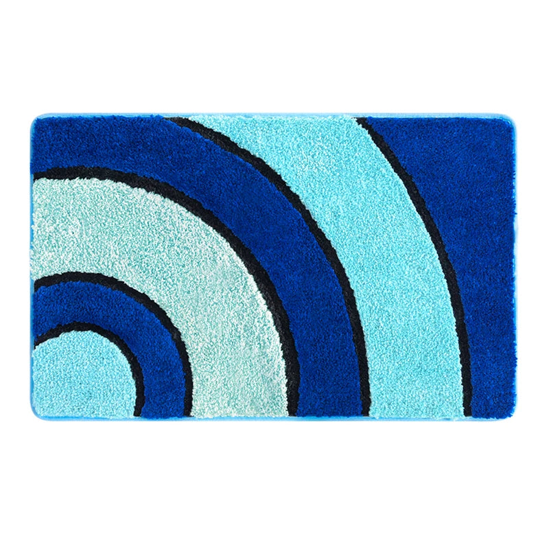 YFL Wholesale Microfiber Bath Mat 40*60cm/50*80cm Anti-Skid Quick Dry Bathroom Carpet Rugs for Home or Hotel Use