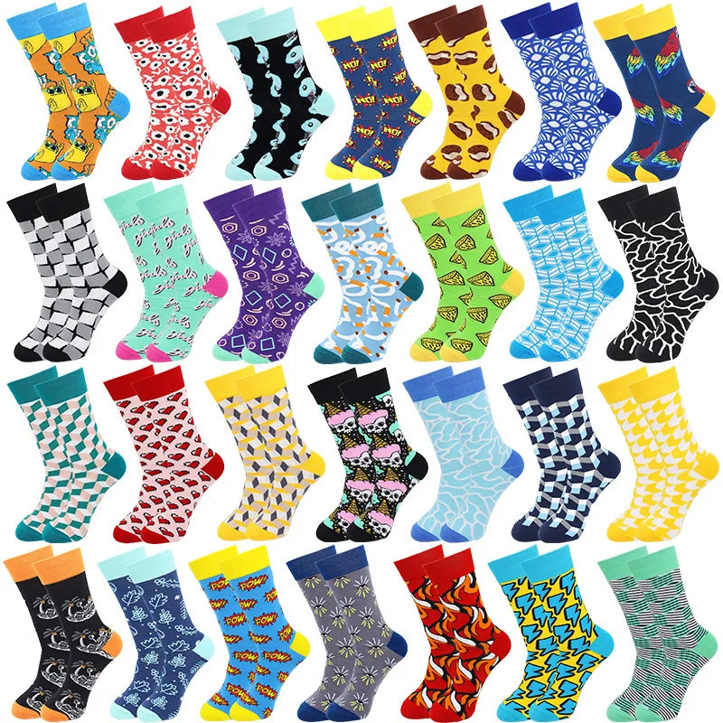 Whale Custom Mens Dress Cotton Socks Daily Socks Factory OEM Manufacturer Colorful Knit Custom Logo Women and Men Casual