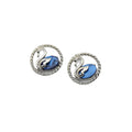 Resin Alloy Handmade Diy Swan Shape Combination Buttons Shirt Sweater Headdress Component Garment Buttons Headwear Bag Buttons
