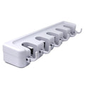 Plastic Sustainable Stocked Multi-use Stand Broom and Mop Holder Wall Mounted
