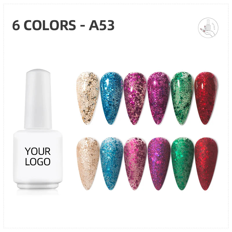 JTING Professional Nail Polish Manufacturer Custom Private Label Brand Nail Art Uv Led Gel Nail Polish Esmalt Em Gel Uv for Sale