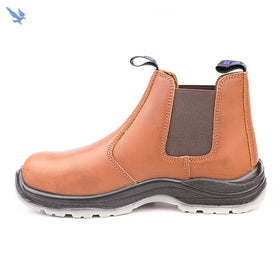Wholesale ESD chelsea Boots Miner Work Shoes Steel Toe Mesh Fashion Man Safety Shoes