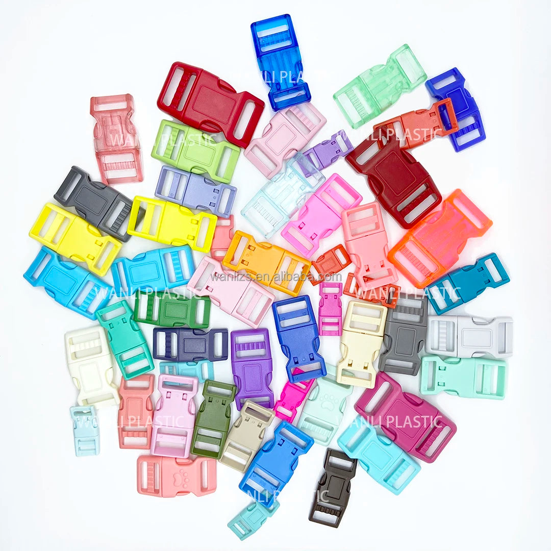 Customized Color Dog Collar Buckle Pet  Accessories Plastic Buckle Luxury Collar Buckle