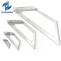 Zuo Gang Multi-function Stainless Steel Triangular Metal Furniture Corner Brace Angle Shelf Fixing Brackets for Wood